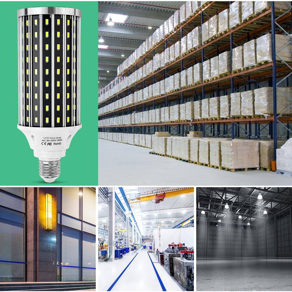 无罩led灯泡E26大功率节能玉米灯25W工业照明E27无罩环保灯泡