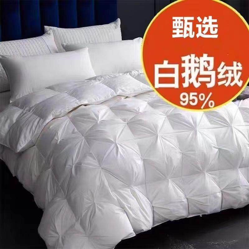 高档羽绒被白鹅绒冬被春秋被鹅绒羽绒被芯加厚保暖冬被单人双人