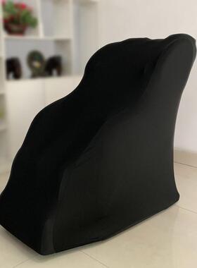 纯色现代弹力布艺全包按摩椅套按摩椅罩防尘保护套灰色黑色化纤