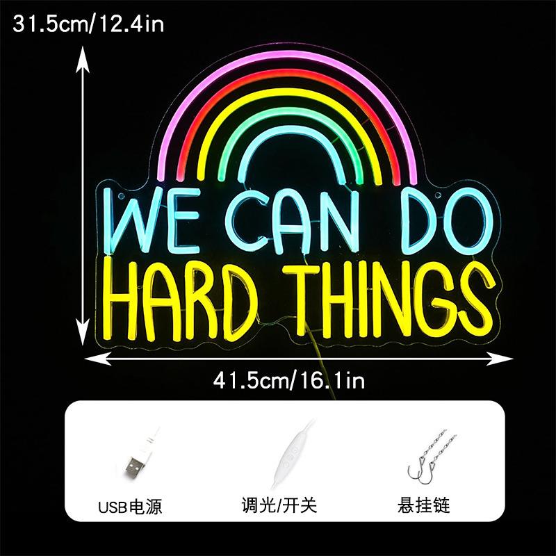 爆款LDE霓虹灯可调节装饰灯人物图案霓虹灯LED造型酒吧氛围灯