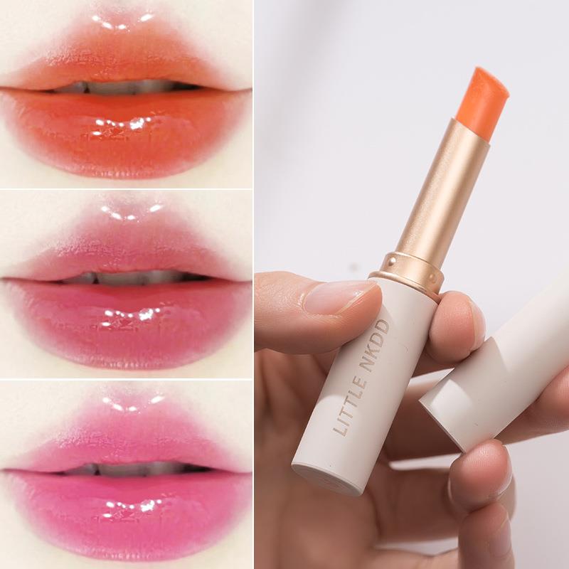 李佳琪孕妇儿童变色唇膏保湿滋润保湿不掉色不沾杯防水温变润唇膏