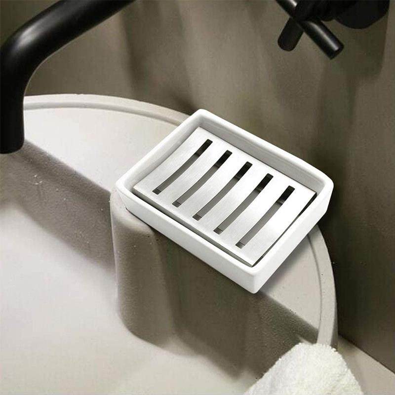 出口单香皂盒家用卫生间创意高级感轻奢风浴室酒店沥水双层肥皂盘,家庭/个人清洁工具,皂盒,淘宝优惠券,粉丝福利购,淘宝优惠卷