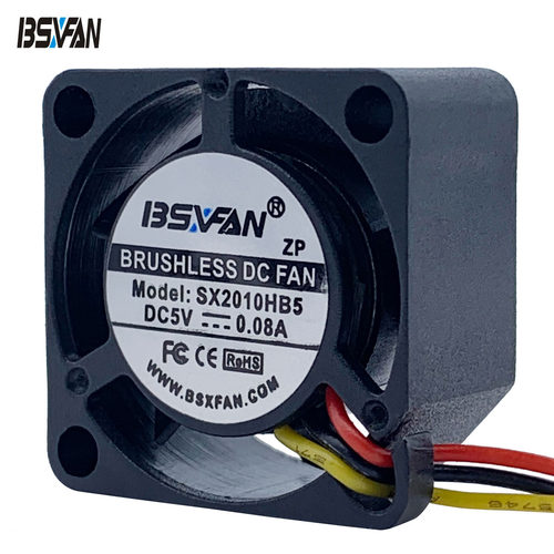 厂家供应 DC2010 直流散热风扇 电压3V-12V 传感器散热微型小风扇