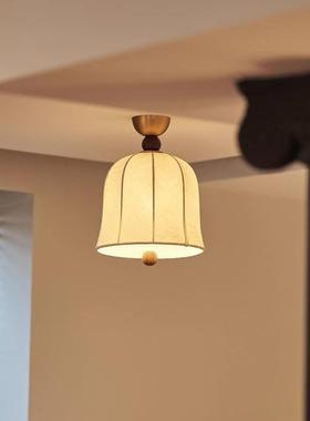 古风布艺吸灯客厅28171玄入关房顶氛围灯餐厅民宿吊灯阳台顶户灯