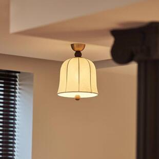 古风布艺吸灯客厅28171玄入关房顶氛围灯餐厅民宿吊灯阳台顶户灯