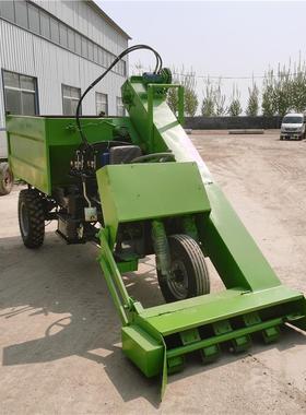 四牛场EWK清粪车湿两用自动铲粪车行走式四轮刮车料干仓扫粪轮粪