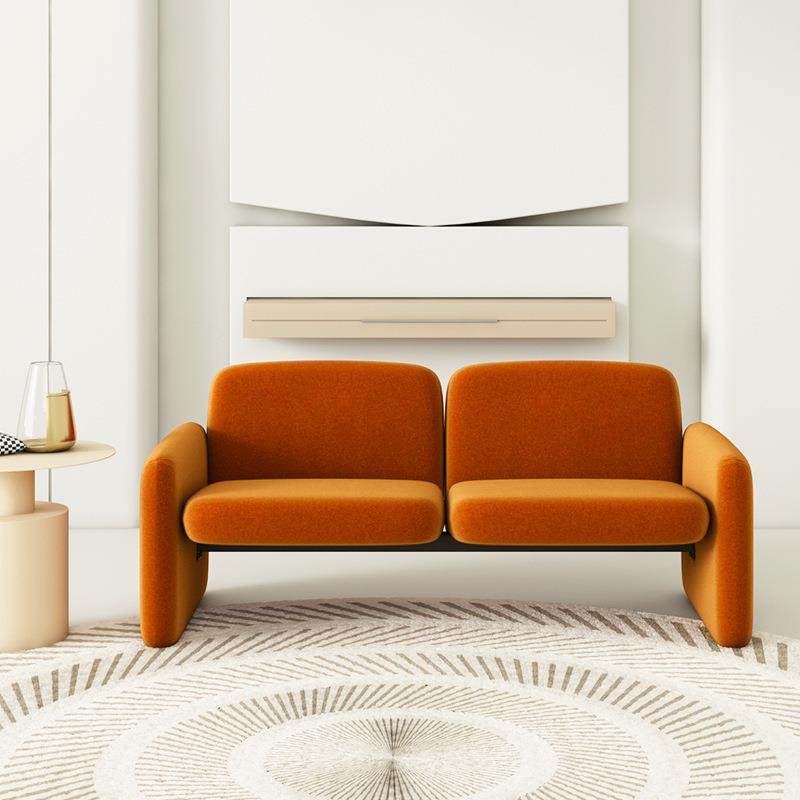 意宾式简约沙圆发桌议室洽谈单人沙发椅酒会店大堂贵室SFB0829接