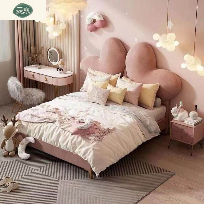 意式女孩公约主床轻奢布艺儿HNH童床现代简卧室床意卡创通网红爱,鲜花速递/花卉仿真/绿植园艺,其它园艺用品,淘宝优惠券,粉丝福利购,淘宝优惠卷