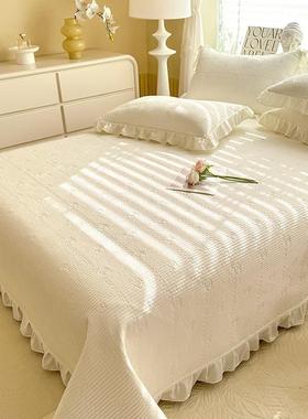 53420新款床盖单件四榻季通用榻米床单三件套夹棉衔5缝防滑加2厚