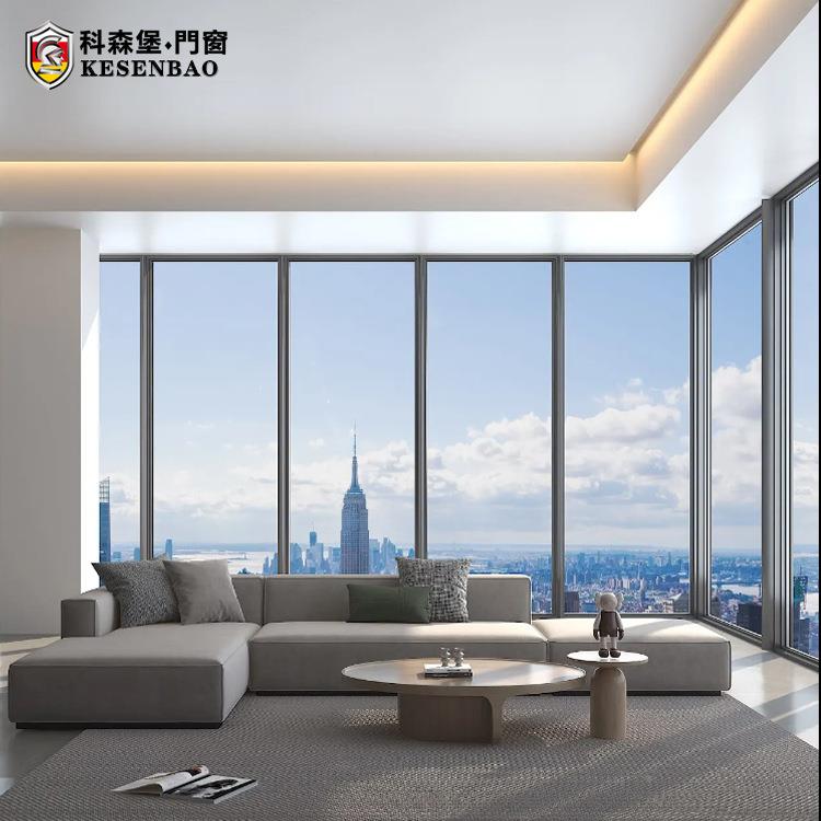 科70系列0森堡断桥门窗阳台落地窗隔音玻璃铝窗户铝7系列隔热合金