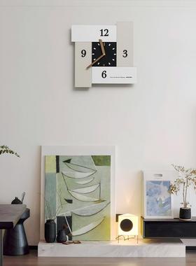 WOZTYOS867OOM准免打孔复古挂钟厅家用6简约创意艺术时钟屋表客20