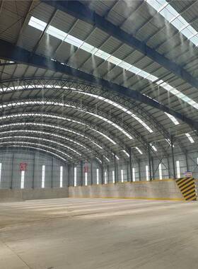 厂房料仓降尘围挡喷系淋造统工围挡喷淋雾砂石RMA煤场降尘地设备