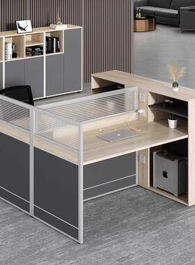 职员公桌椅六组合办办位公sr-bgz00室简约员工工家具四人位屏风卡