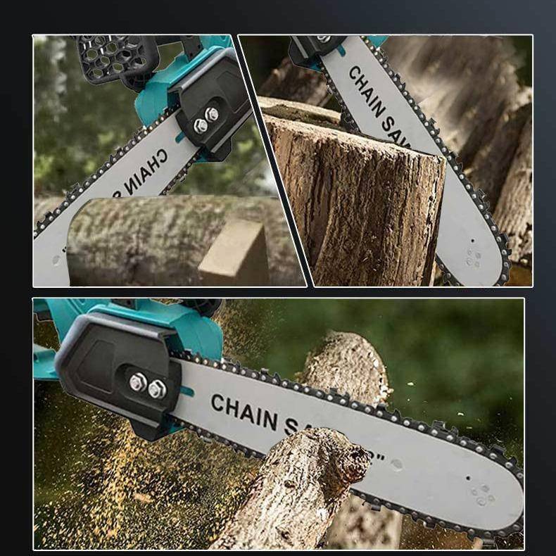 12寸无刷锂电式电树链能家用手持锯锯215大功率锂电锯多功户外砍