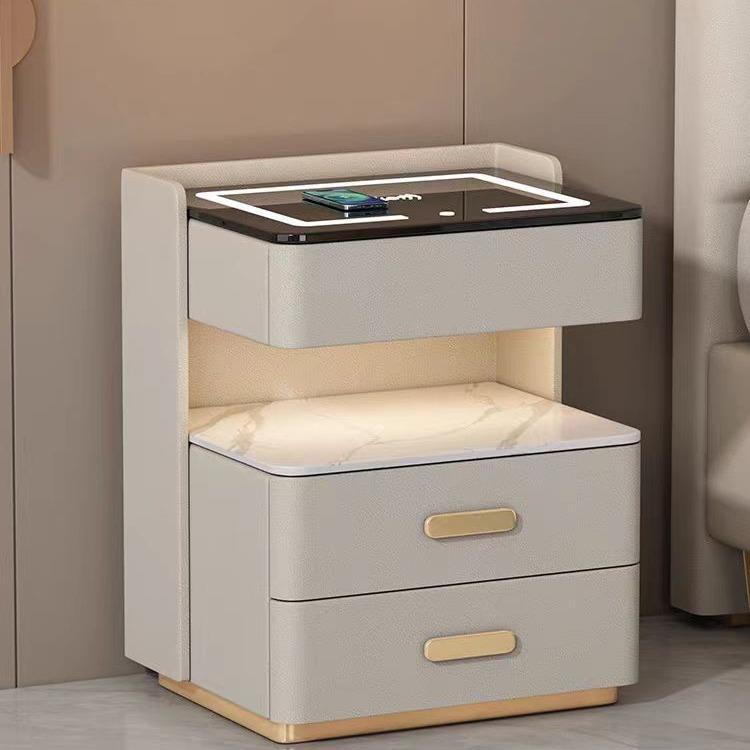能智体床头柜保卧险箱一家用隐形新款轻奢简约保险柜室889高端床