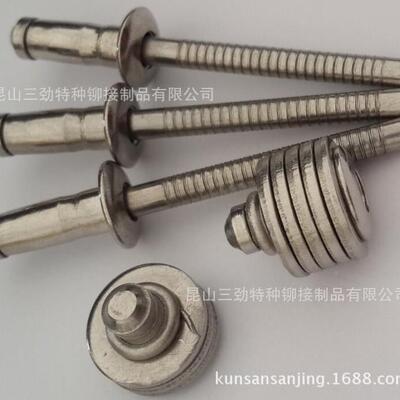 不钢鼓不型铆PHC钉拉钉全钢单锈鼓拉铆钉316全锈钢抽芯单鼓海马拉