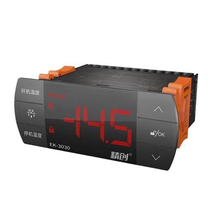 精创EK-3020/301/3001/303冷库温度制冷EK-3020/化霜0传感2线触摸