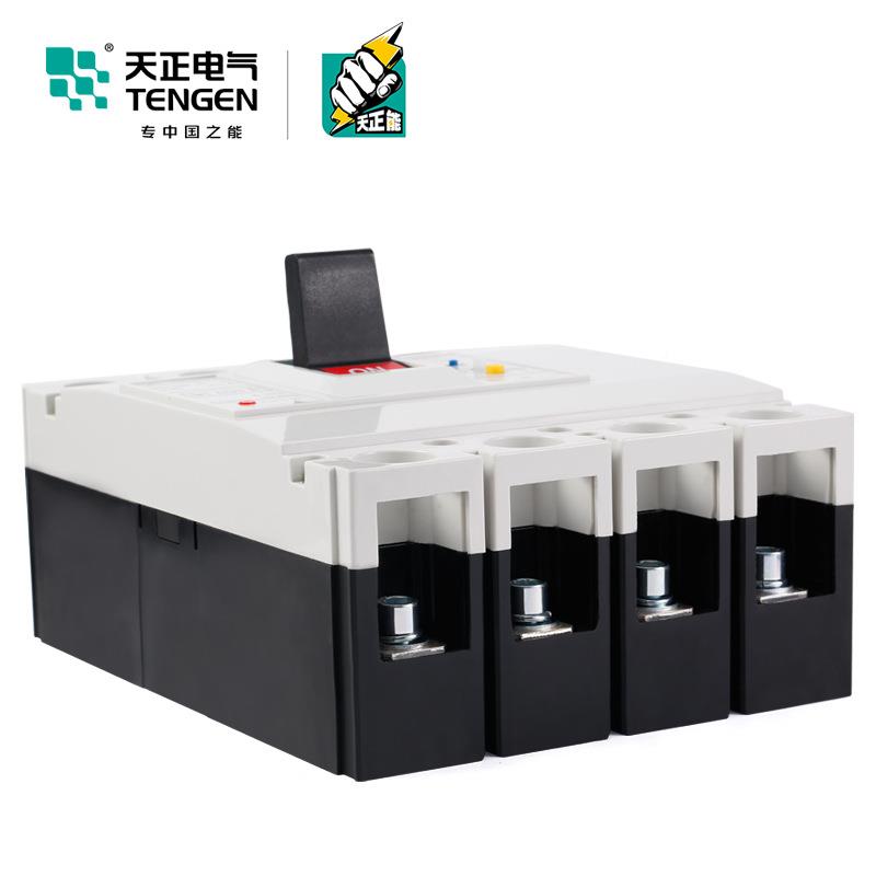 天正TGM1L-400/43L00空气开关壳漏电保4P400A护路断器4P三相四塑