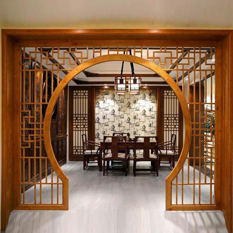 合金中屏风001隔断酒店装饰展厅艺术屏风雕隔断式铝格栅镂空花