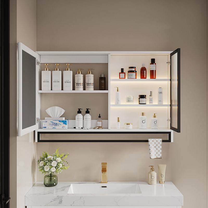 20智能实木浴玻室镜柜单独挂式卫生间镜除雾带灯璃子门收纳储物墙,家装主材,浴室柜,淘宝优惠券,粉丝福利购,淘宝优惠卷