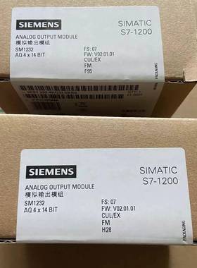 6ES723X2-4模HD32-0BH0西门/子SM126ES7232-32拟量输出模6ES72324