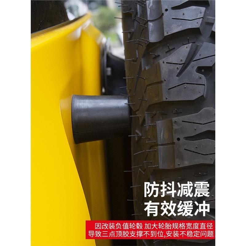 坦克3加0尾硅胶门锁门备胎缓冲胶垫加宽改装垫块长胶0墩减震胶保