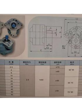 齿轮CBB6CB-996B4/10/2.5带泵耳款C-BW-6锯床抽油磨床电动