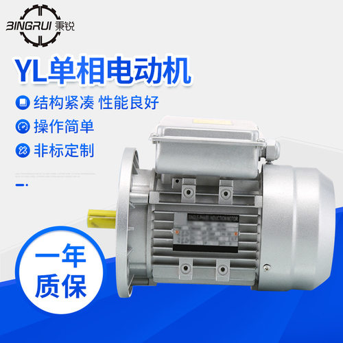 YL铝壳单相异步小型交流电机