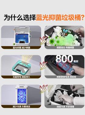 大现货智能感应垃圾2桶HSDF-114用2家05新款客厅轻奢高档全自动电