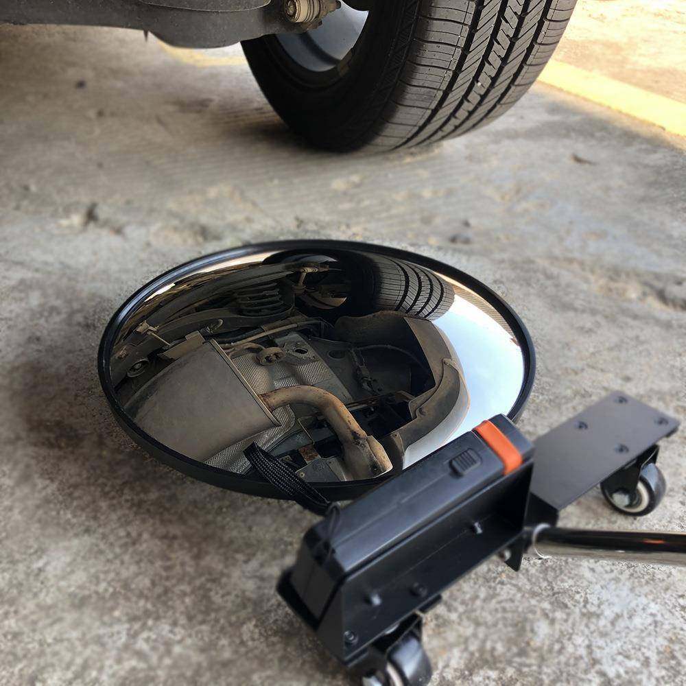 深圳热销检碎高清防可收缩折叠车底镜汽车安全检查查V3P圆形凸透