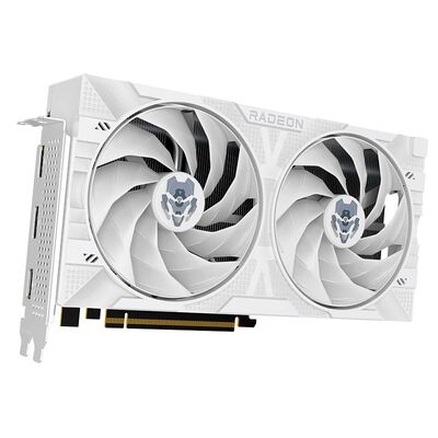全新瀚铠 AMD RX9060XT 合金 显卡 16g显存 白色 v1 四热管
