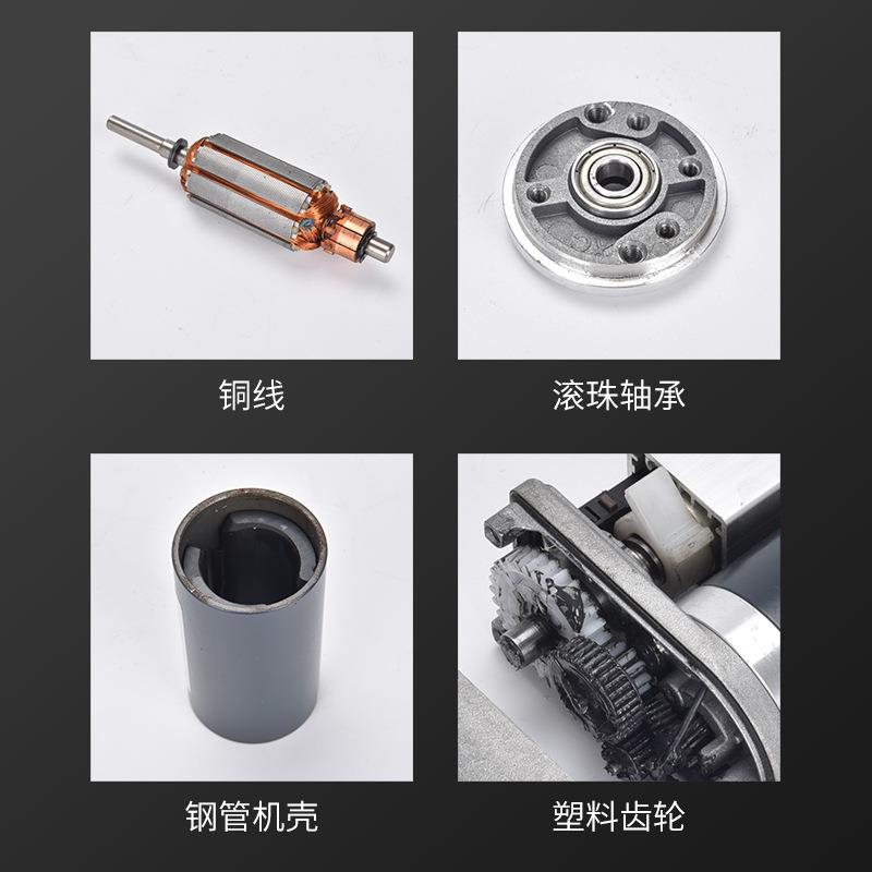厂860直390流电动伸缩杆小型升降减器12V家4V微型速底座型电动推2