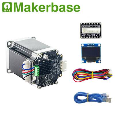 Mak电erbaseMKSSE套RVO57A57闭环步电机装伺服机LCX带进转接板