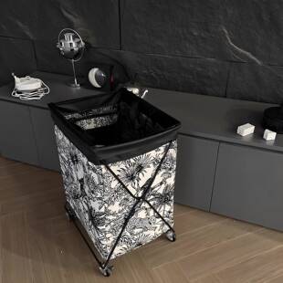 中古颜风脏衣篓家用可折叠高轻值见详情奢收篮纳筐脏衣推车