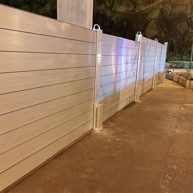 铝合金防汛挡水001加厚洪阻水挡防水工防程抗洪防板水墙铝合金挡