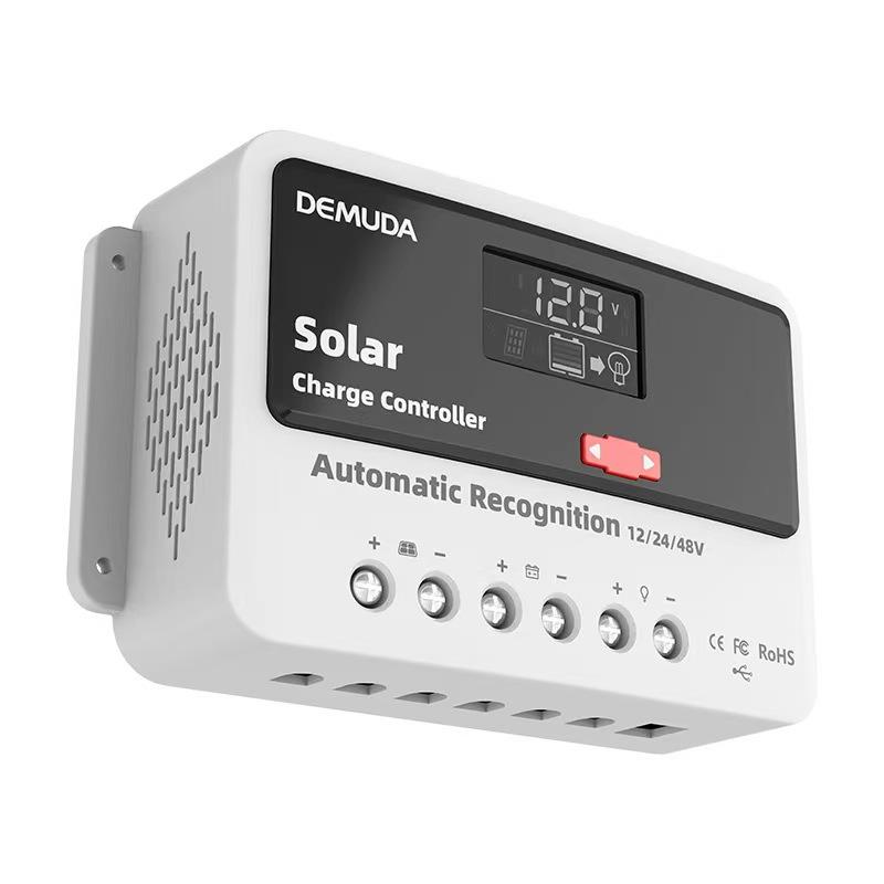 6PWM太阳能控制器10A-60A太2阳能监控系统1ITWV/24V/3动V/48自识