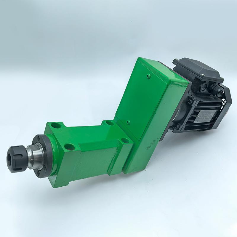 ER25配电搪铣头削钻孔动力ER2筒夹电动5机传动高速低噪音前置钻铣