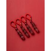 20本2安6马GWF命年朱砂三合六合扣生肖平钥匙车挂件护身符吉祥佩