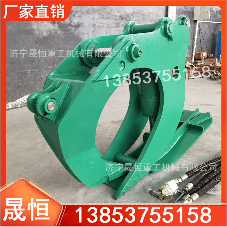 挖机树根挖拔器 锰钢材质树墩刨树机 剪切树根劈树抓扣树根夹子