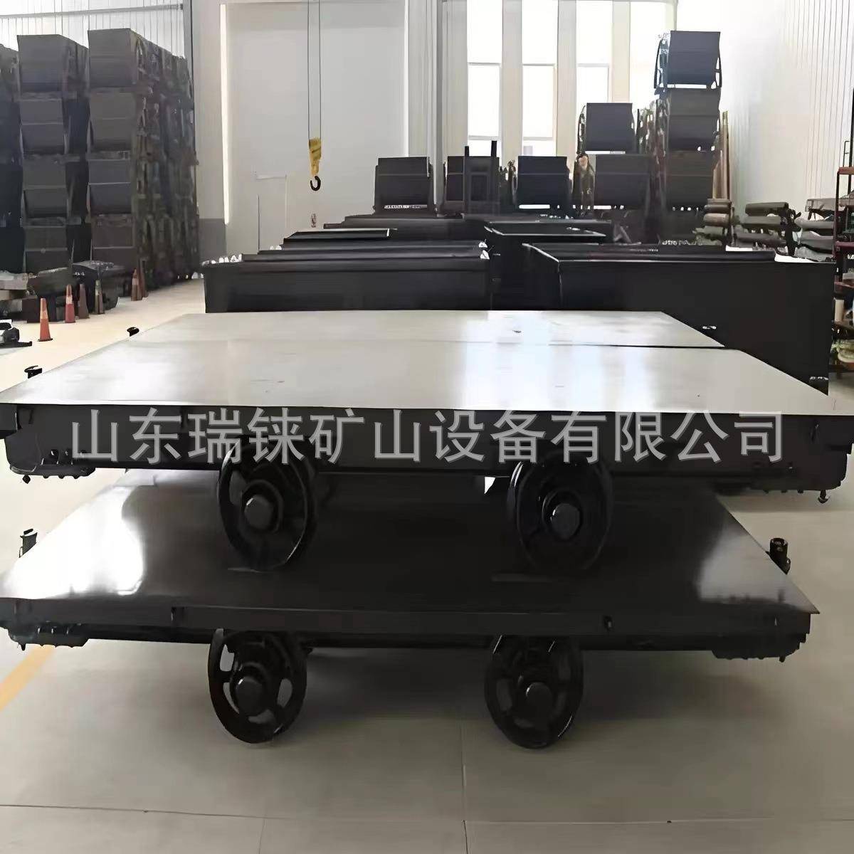 矿用轨道平板煤车MPC2-6耐重载煤安认证力矿井下无动运磨输车