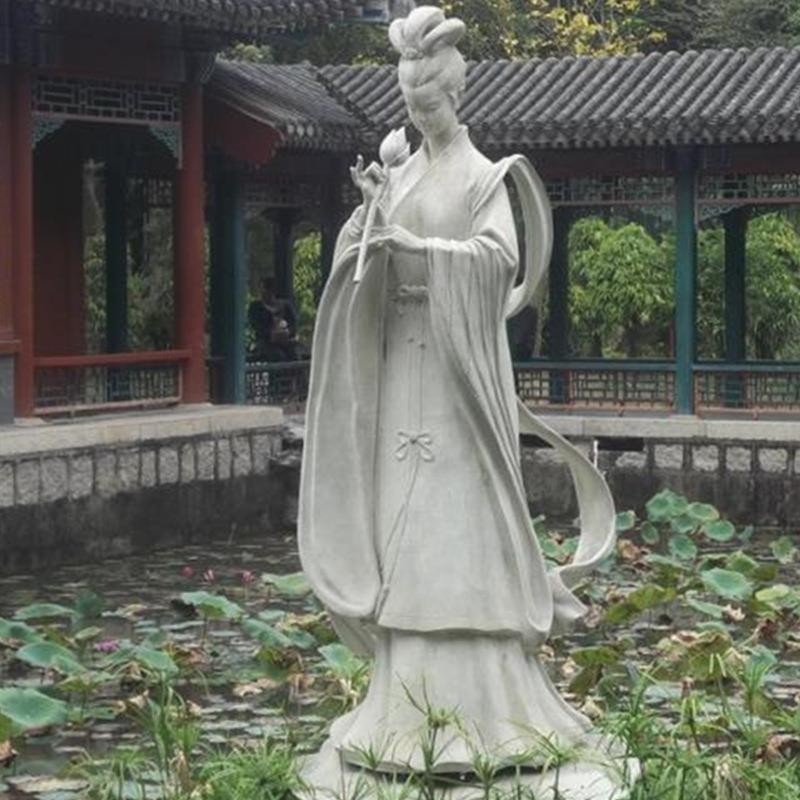 花摆岗岩雕塑校园历像史物孔子石材RW-003雕刻广场公园件人物塑人