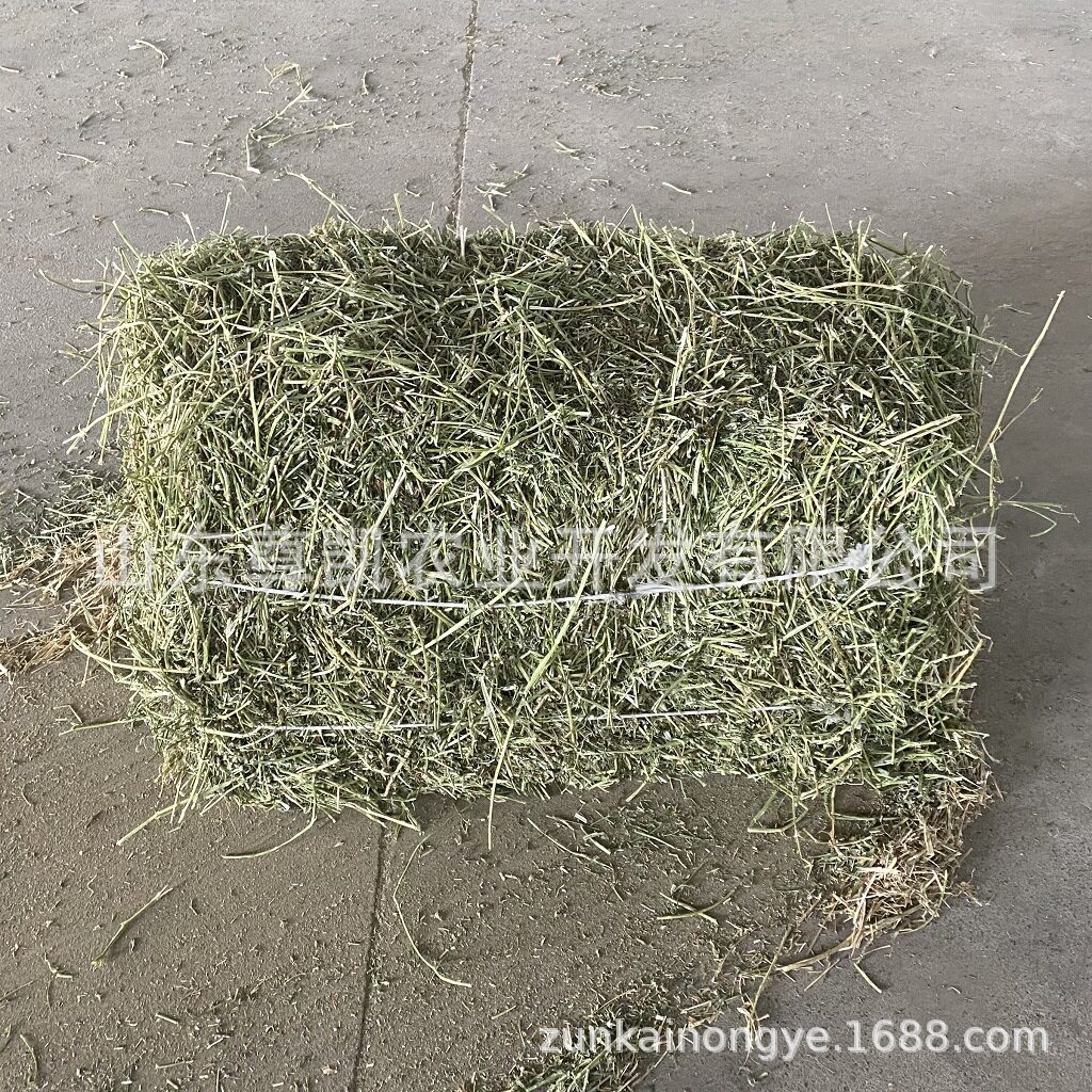 一茬紫花苜蓿松散捆颗粒草粉