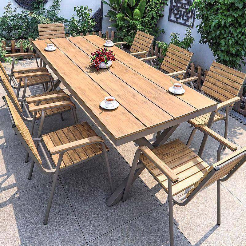 塑木户外三五件985套院桌椅防防晒防庭组合腐休闲室外阳台水花园,商业/办公家具,商用藤编家具,淘宝优惠券,粉丝福利购,淘宝优惠卷