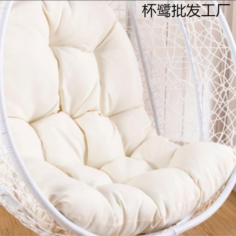 靠垫四季垫子一体吊单坐垫加厚吊篮椅人摇杯鹭工厂椅靠背圆椅藤形