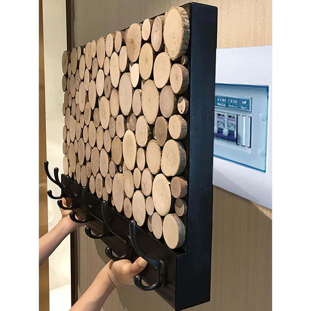 创意电箱电箱遮挡电闸箱装配表饰玄关进门入户挂钩挂衣DFD架挂薇