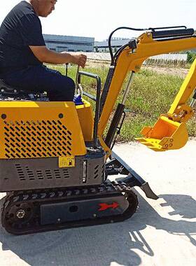 1.吨小型挖掘机橡胶2履TBK挖掘机掘带微型破碎锤挖机