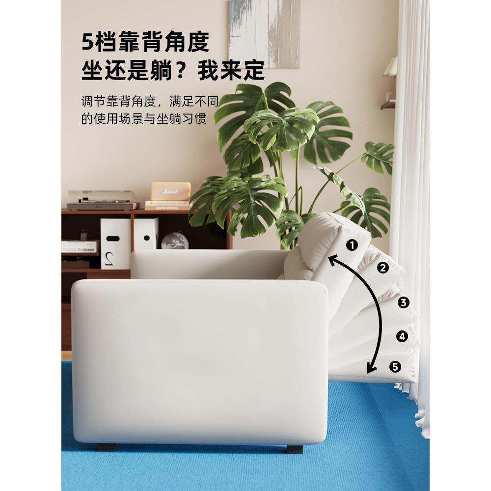 沙发床折叠两用2025新款户客小厅叠式单人床多功能型ULD抽拉折伸