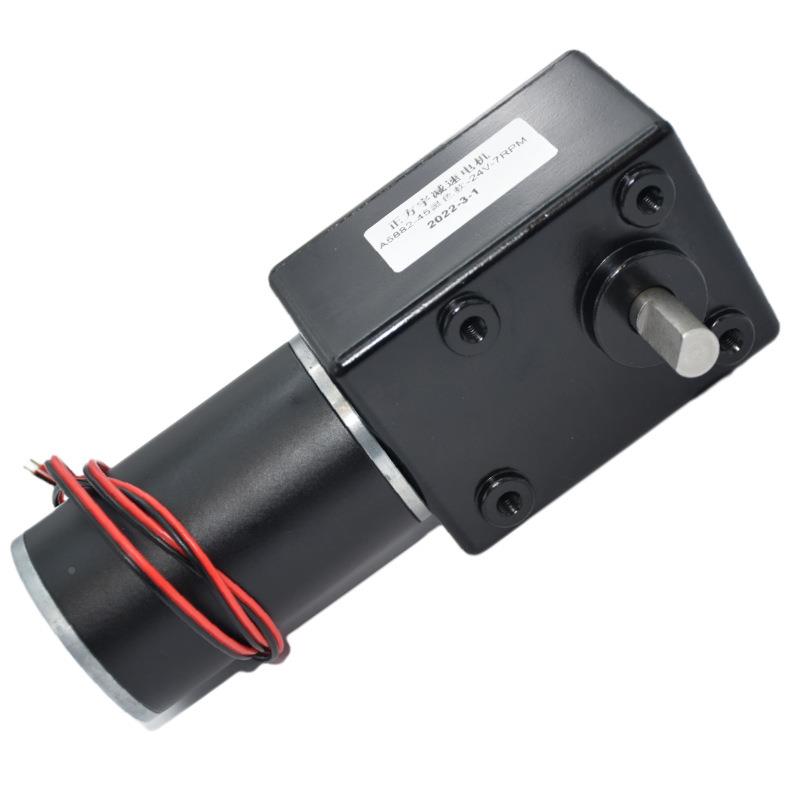 A582-45Z250Y8微型直流自蜗轮机蜗杆减速电压24V电正反转带锁小型