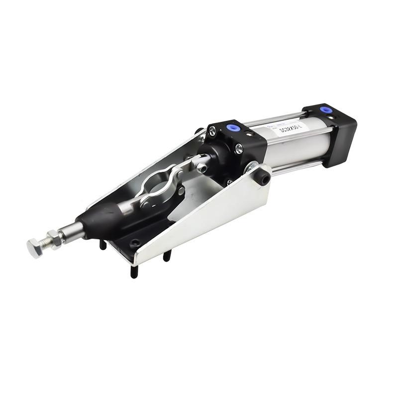 气动快速夹钳0推拉式工件305E固定自动紧推器缸式夹具垂直式水平3