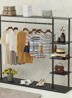 新款衣帽架落地衣艺创意客服厅简易卧室AAL挂衣架铁组装置架衣架